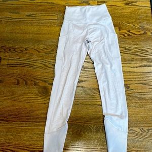 aerie light pink workout leggings size small offline version